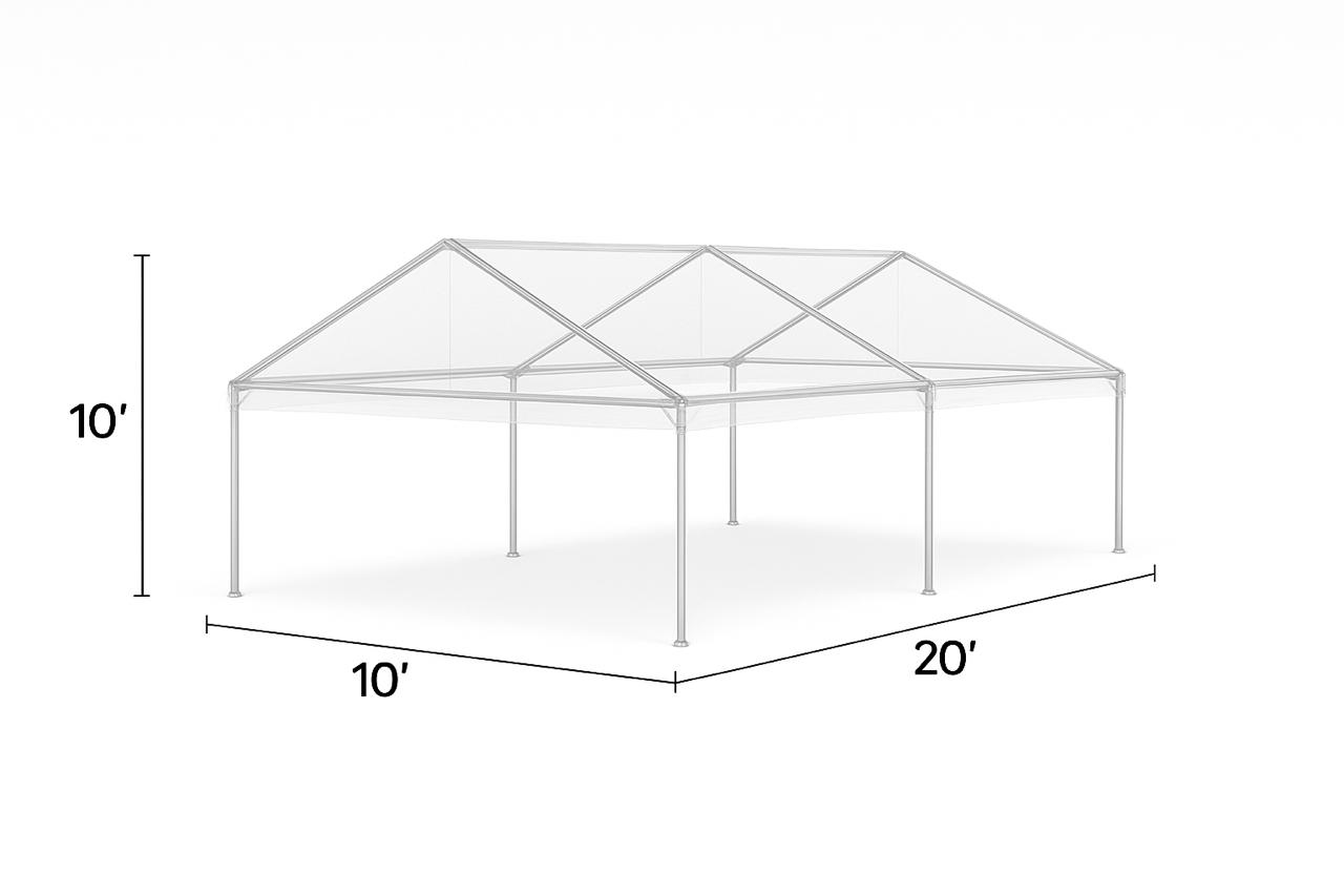 Tent Clear Top 10 x 20