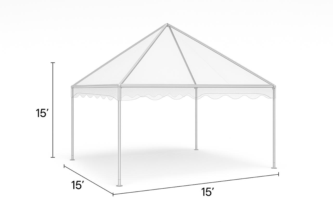 Tent Clear Top 15 x 15