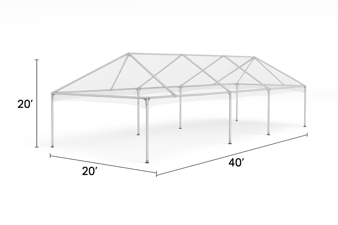 Tent Clear Top 20 x 40