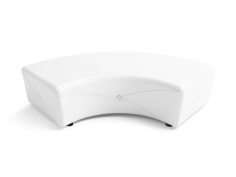 Tufted Serpentine Bench