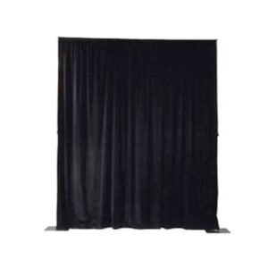 Black Pipe and Drape (12 ft. Max. height – Any length)