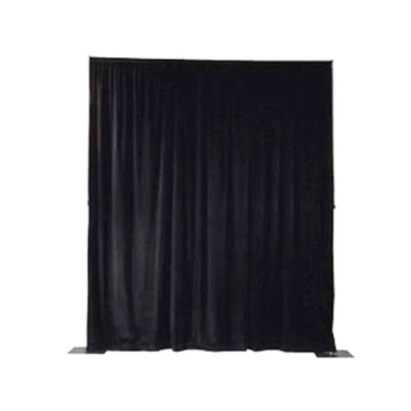 Black Pipe and Drape (12 ft. Max. height – Any length)