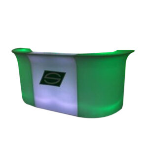 Glow Led Straight Bar With 2 Corners 9ft