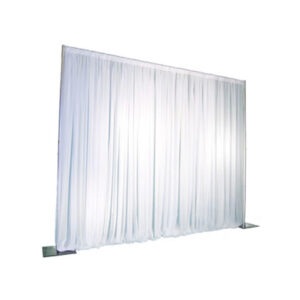 White Pipe and Drape (12 ft. Max. height – Any length)
