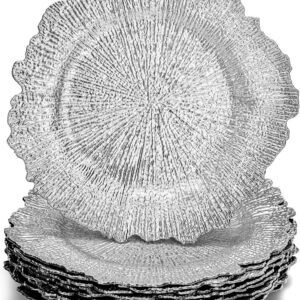 Plastic Charger Plate Arrecife Silver