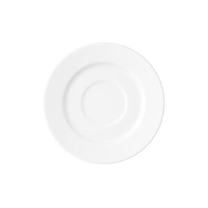 Plate Coffee Cup White